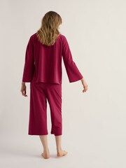 Seasalt Cornwall Pink Tree Shadow Pyjamas - Image 2 of 5