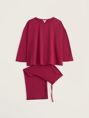 Seasalt Cornwall Pink Tree Shadow Pyjamas - Image 4 of 5