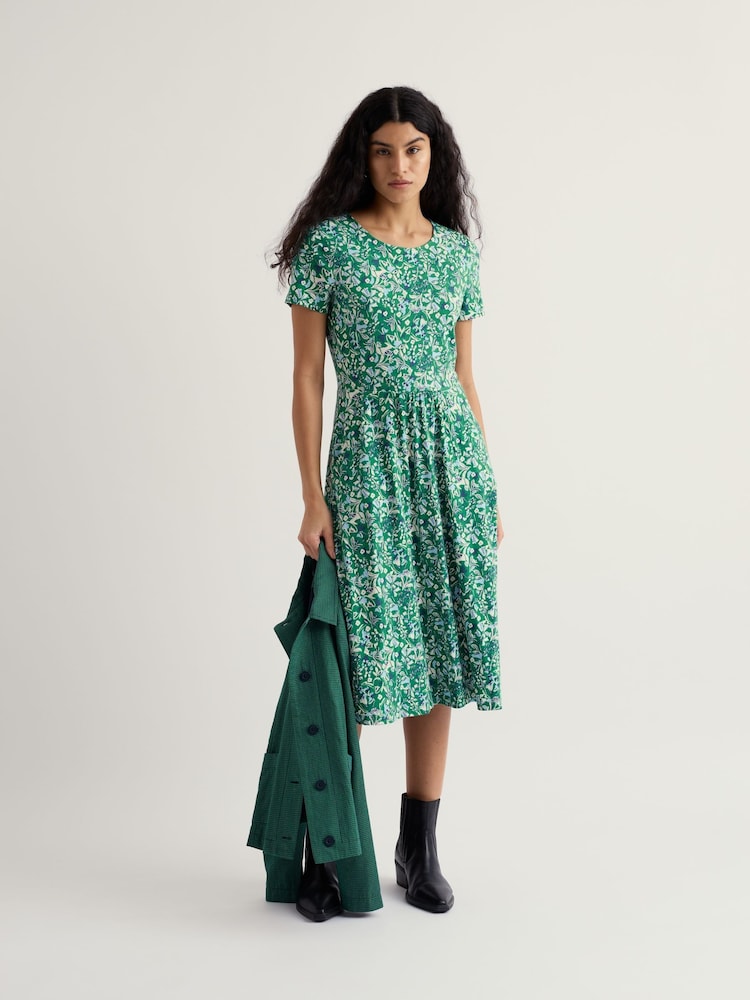 Seasalt Cornwall Green S/S April Dress - Image 1 of 5