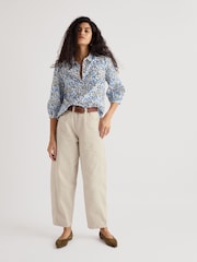 Seasalt Cornwall Blue Hope Cottage II Blouse - Image 1 of 5