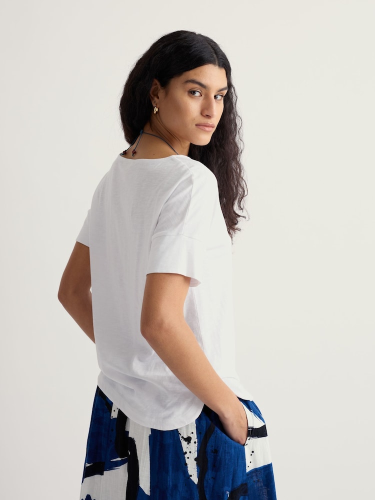 Seasalt Cornwall White Bryher View T-Shirt - Image 2 of 6