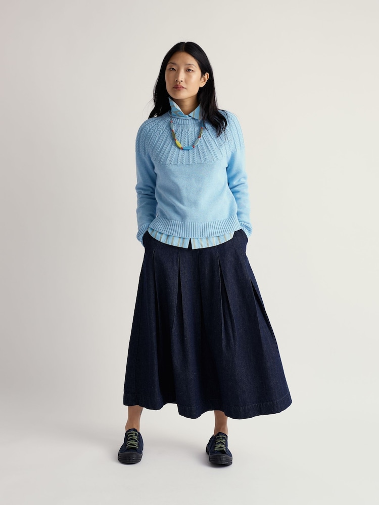 Seasalt Cornwall Blue Stone Chat Jumper - Image 1 of 5