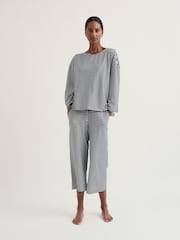 Seasalt Cornwall Navy Tree Shadow Pyjamas - Image 1 of 5