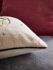 Natural Christmas Cheese 43 X 43cm Cushion - Image 2 of 5