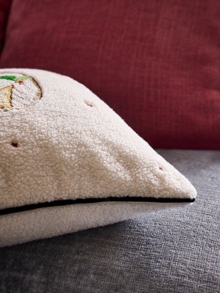 Natural Christmas Cheese 43 X 43cm Cushion - Image 2 of 5 Natural Christmas Cheese 43 X 43cm Cushion - Image 2 of 5