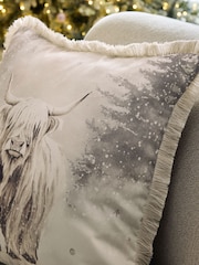Natural 50 X 50cm Winter Hamish Cushion - Image 2 of 2