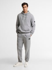 Barbour® International Grey Map Overhead Hoodie - Image 2 of 9