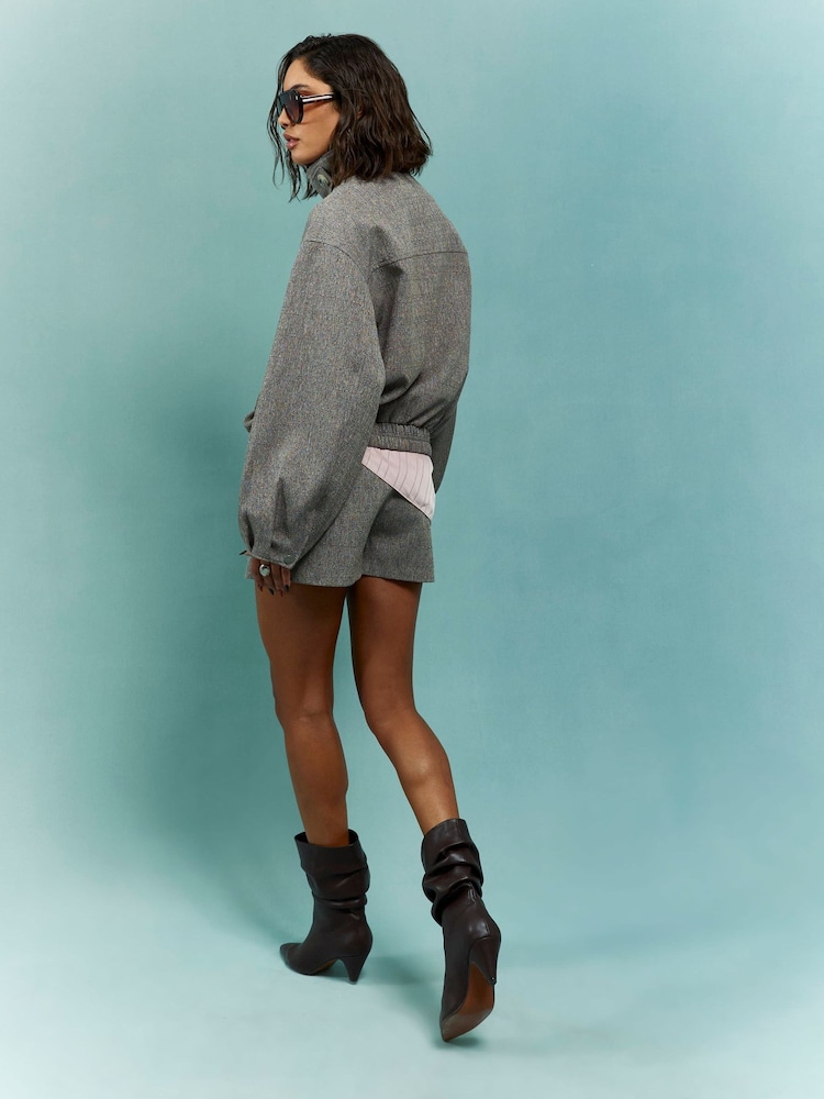 River Island Brown Front Split Skort - Image 4 of 4