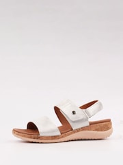 Lunar Silver Riley Hook and Loop Sandals - Image 4 of 9