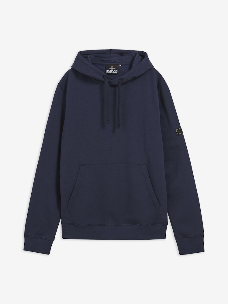 Barbour® International Navy Map Hoodie - Image 6 of 6