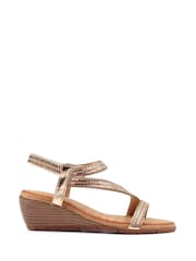 Lunar Pink Darci Wedge Sandals - Image 3 of 7