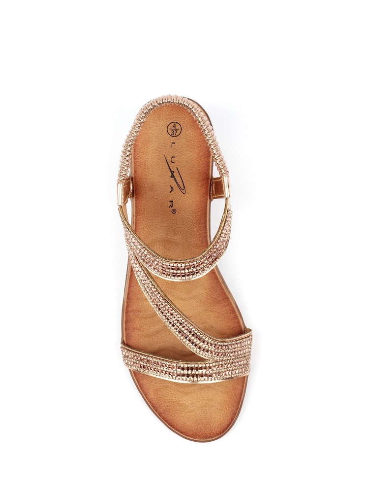 Lunar Pink Darci Wedge Sandals - Image 7 of 7