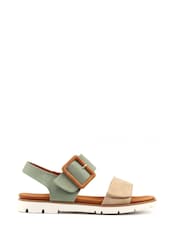 Lunar Green Gabby Sandals - Image 3 of 6