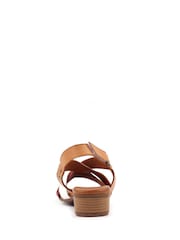 Lunar Orange Olympia Heel Lea. Sandals - Image 5 of 6