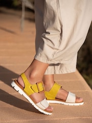 Lunar Yellow Gabby Sandals - Image 1 of 6