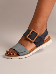 Lunar Blue Gabby Sandals - Image 1 of 6