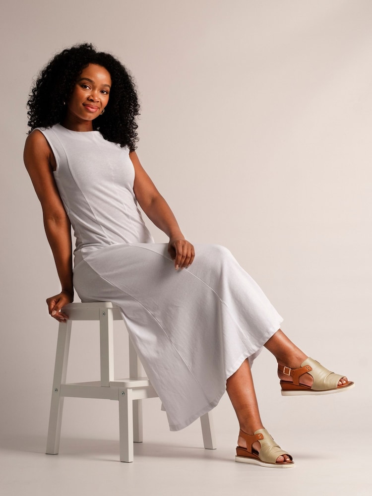 Lunar Green Steffi Wedge Sandals - Image 2 of 7