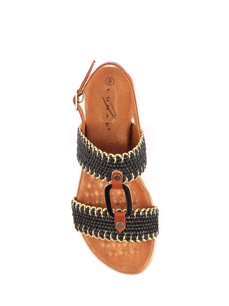 Lunar Black Jules Sandals - Image 6 of 6 Lunar Black Jules Sandals - Image 6 of 6