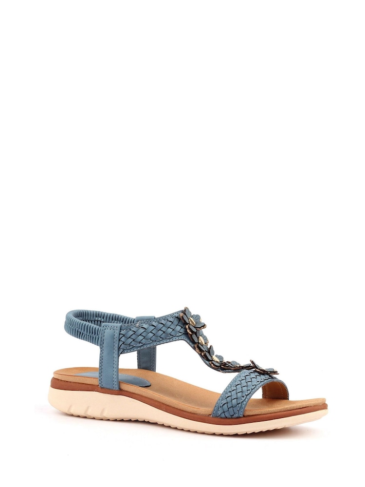 Lunar Blue Clementine Sandals - Image 1 of 5 Lunar Blue Clementine Sandals - Image 1 of 5