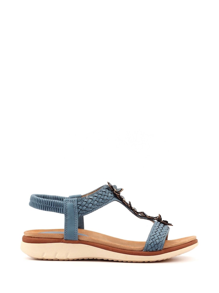 Lunar Blue Clementine Sandals - Image 2 of 5 Lunar Blue Clementine Sandals - Image 2 of 5