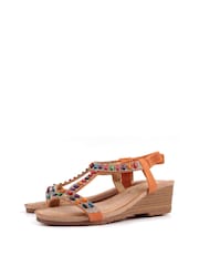 Lunar Orange Reese Sandals - Image 7 of 9