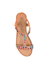 Lunar Orange Reese Sandals - Image 8 of 9