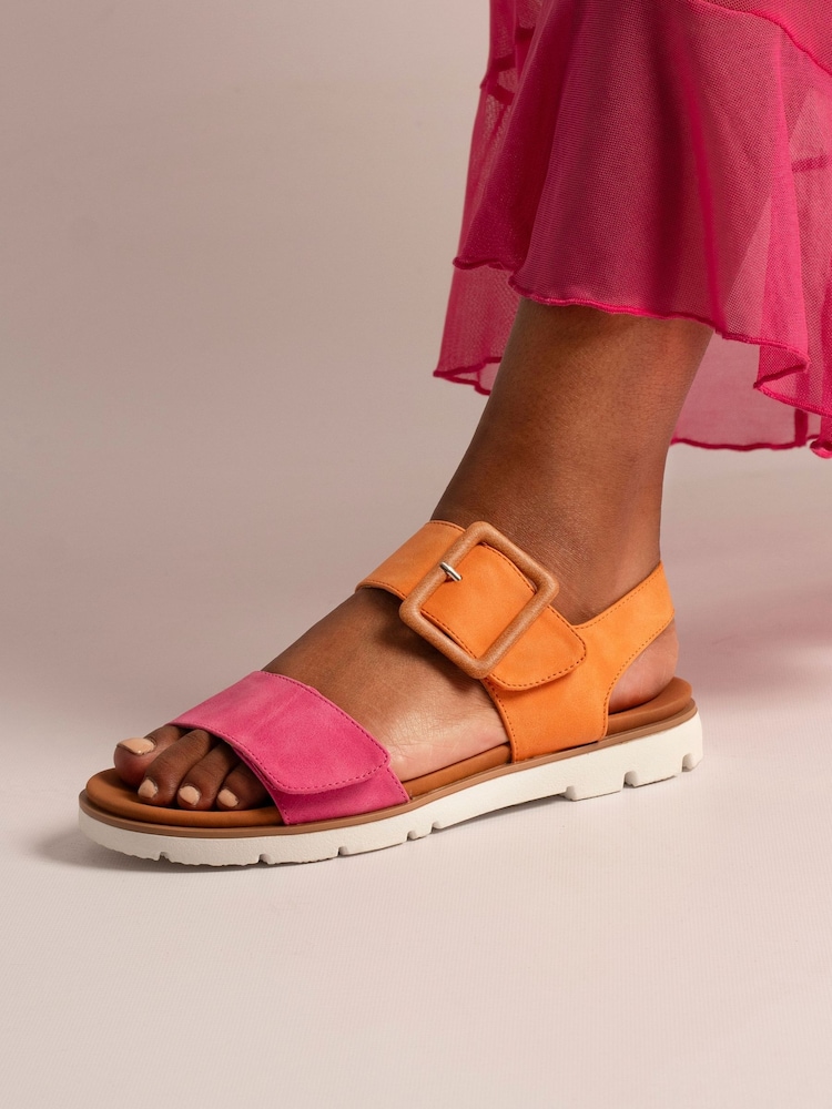 Lunar Orange Gabby Sandals - Image 1 of 2