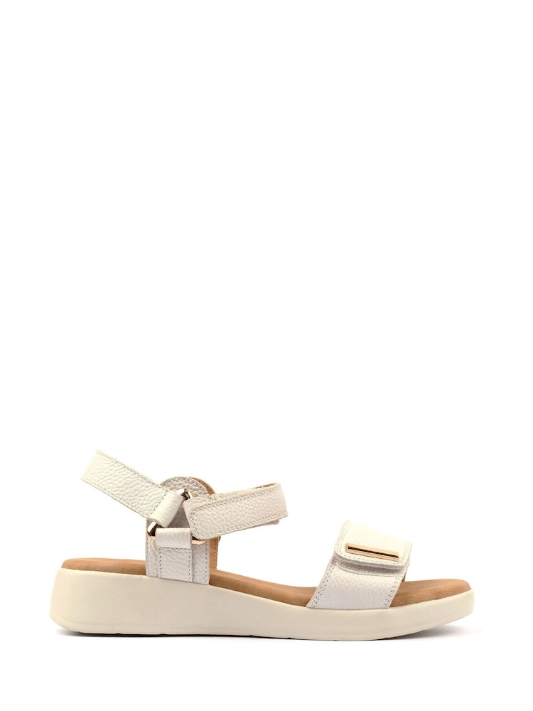 Lunar White Lark Wedge Sandals - Image 6 of 6