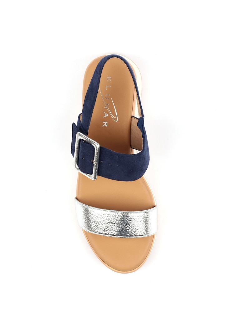 כחול  - Lunar סנדלים, דגם Dion - תמונה 6 מתוך 6