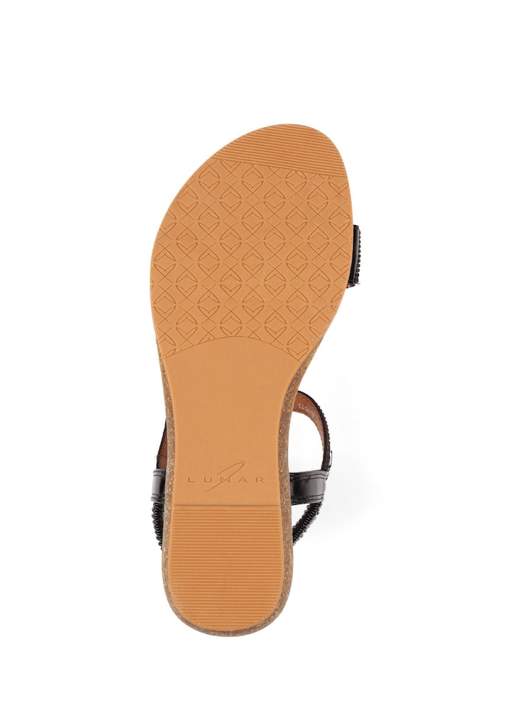 Negro - Lunar Rose Gold Jazmine Sandals - Imagen 9 de 9