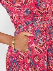 Joe Browns Red Petite California Sunsets Maxi Dress - Image 3 of 6