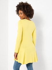 Joe Browns Yellow All The Love Graphic Longline Top - Image 2 of 5