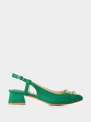 Joe Browns Green In Paris Jewelled Shoes - Image 3 of 7