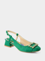 Joe Browns Green In Paris Jewelled Shoes - Image 4 of 7