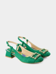 Joe Browns Green In Paris Jewelled Shoes - Image 5 of 7