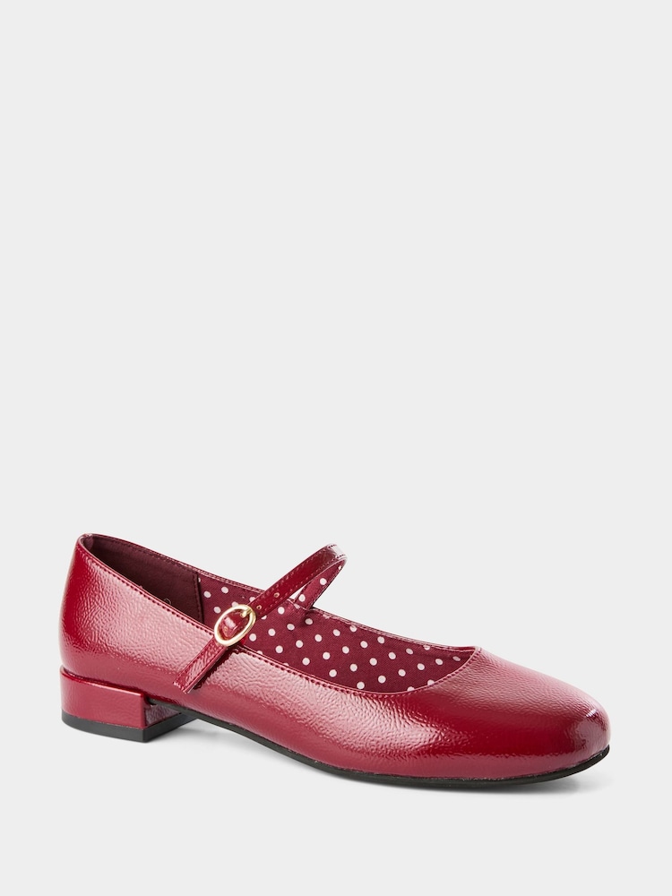 Joe Browns Red Betsy Mary Jane Shoes - Image 2 of 5