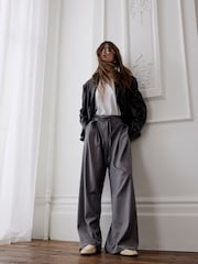 River Island High Waisted Tie Front Trousers - Kuva 1 / 4