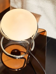 MADE.COM Chrome Piper Table Lamp - Image 3 of 4
