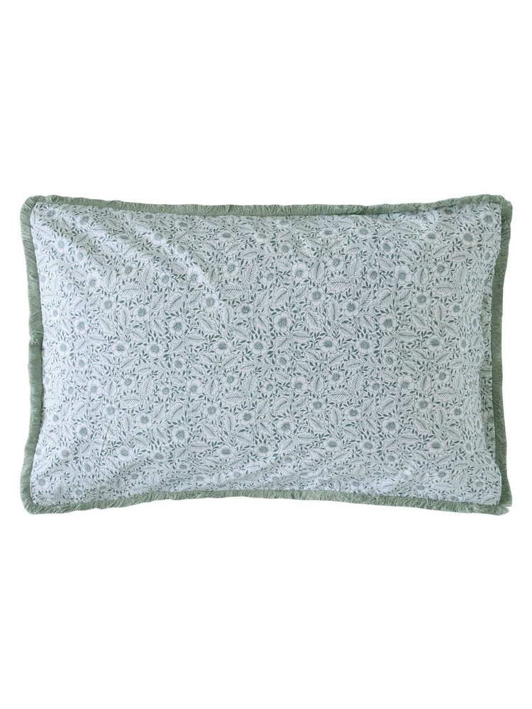 William Morris At Home Sage Green Willow Bough 200 Thread Count Duvet Cover and Pillowcase Set - Image 8 of 8 William Morris At Home Sage Green Willow Bough 200 Thread Count Duvet Cover and Pillowcase Set - Image 8 of 8