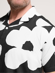 أسود - BadRhino Big & Tall Peached Poplin Shirt - صورة 4 من 6