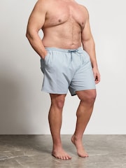 BadRhino Big & Tall Striped Seersucker Swim Shorts - תמונה 1 מתוך 4