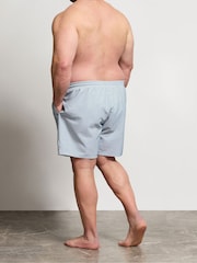 BadRhino Big & Tall Striped Seersucker Swim Shorts - תמונה 3 מתוך 4