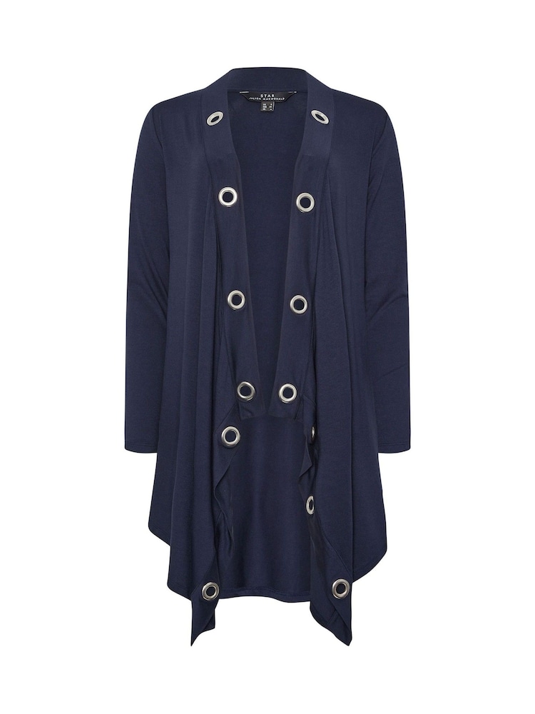 Star by Julien MacDonald Blue Eyelet Cardigan - Image 5 of 5 Star by Julien MacDonald Blue Eyelet Cardigan - Image 5 of 5