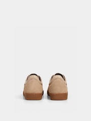 Hackett Brown Beck Ivys Leather And Suede Trainers - Image 4 of 6