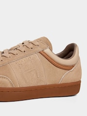Hackett Brown Beck Ivys Leather And Suede Trainers - Image 5 of 6