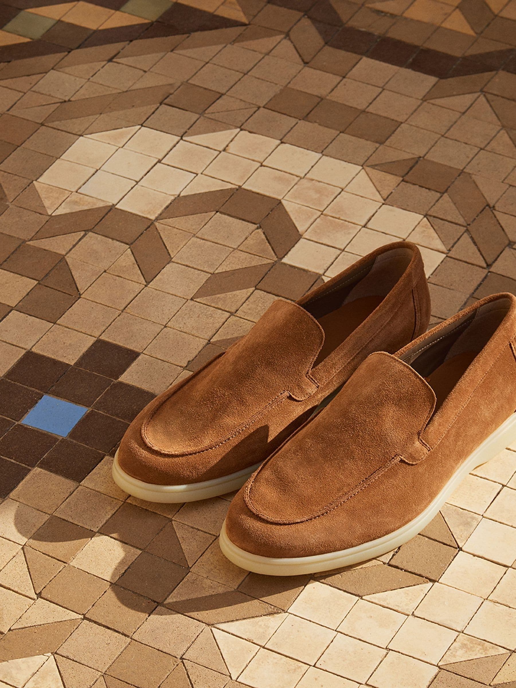 HACKETT LONDON スエード ローファー　サイズ40 Buy Hackett Brown Suede Martin Plain Suede Loafer Shoes from Next USA