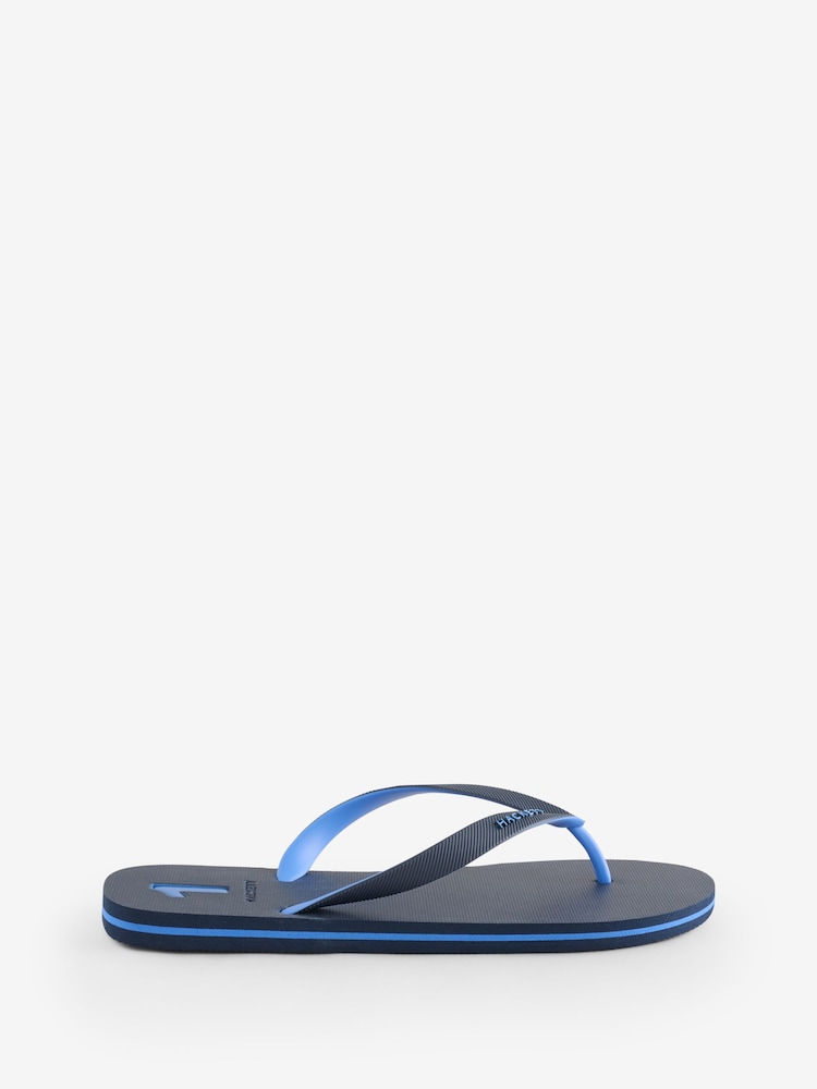 Hackett Blue Capri Numbers Flip Flop Shoes - Image 1 of 6
