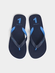 Hackett Blue Capri Numbers Flip Flop Shoes - Image 3 of 6