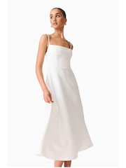 Elliatt White Saffron Gown Dress - Image 3 of 6