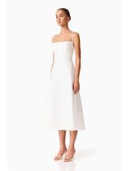 Elliatt White Saffron Gown Dress - Image 4 of 6